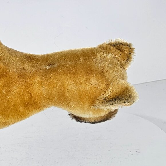 Vintage Steiff Sarras Boxer Dog Standing Mohair Plush Toy Collectible - Picture 7 of 11